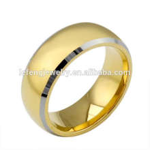 18K Titan Gold Fingerring ohne Stein, plain Goldring